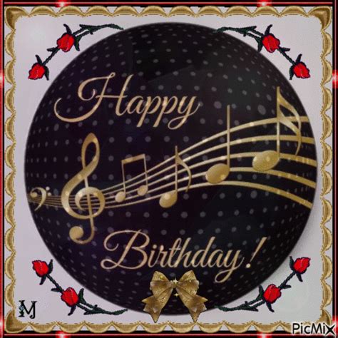 Musical Birthday gifs